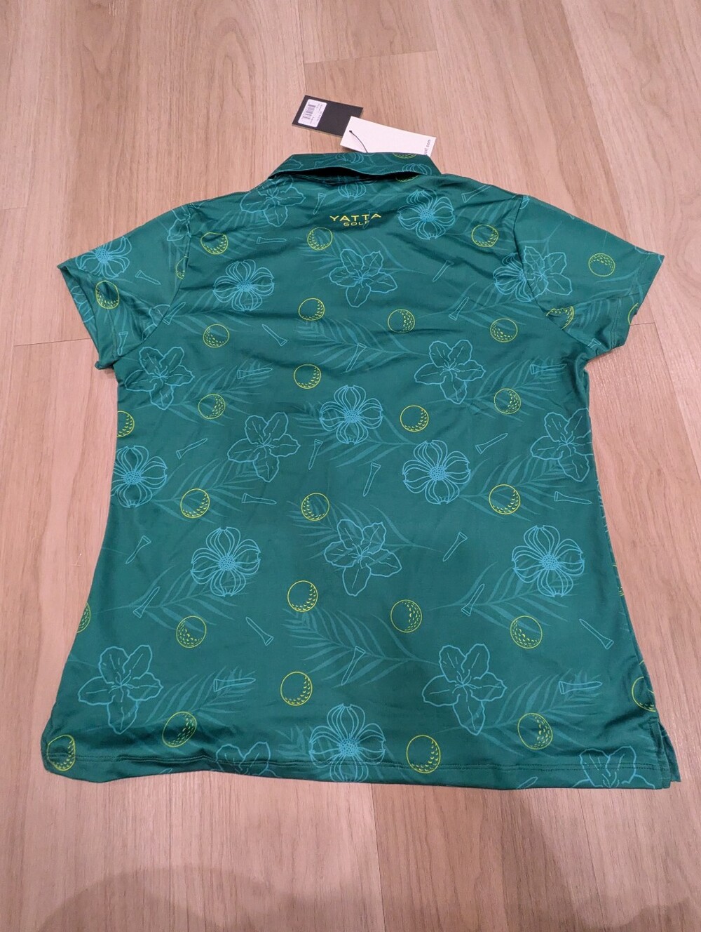 Yatta Green Golf Polo With Golf Balls And Tee Size L NWT - Picture 7 of 7